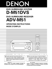 Denon DM51DVS Owners Manual