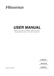 Hisense 55U8H U8H User manual