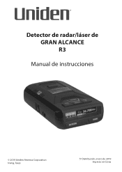 Uniden A1-R3 Spanish Owner Manual