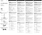 Sony SB-V40 Operating Instructions
