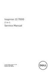 Dell Inspiron 13 7378 2-in-1 Inspiron 13 7000 2-in-1 Service Manual