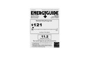 Frigidaire FFRE1533Q1 Energy Guide