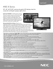 NEC E321 E321 : spec brochure