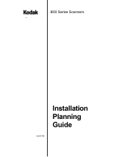 Kodak I810 Installation Guide