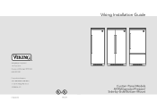 Viking DFSB542 Installation Instructions