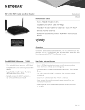Netgear C6220 Product Data Sheet