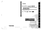 Toshiba DVR620 Owner's Manual - English