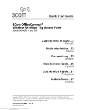 3Com 3CRWE454G75 Quick Start Guide