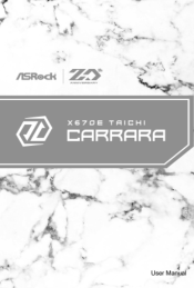 ASRock X670E Taichi Carrara User Manual