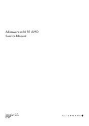 Dell Alienware m16 R1 AMD Service Manual