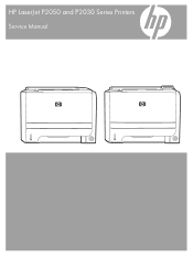 HP LaserJet P2050 Service Manual