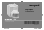 Honeywell RCA902 Owner's Manual