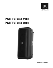 JBL PartyBox 200 Owners Manual EN