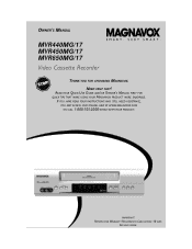 Magnavox MVR450MG User manual,  English