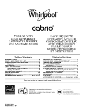 Whirlpool WTW8800YC Use & Care Guide