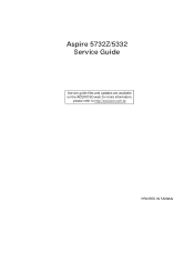 Acer Aspire 5332 Acer Aspire 5332 / 5732Z Series Service Guide