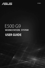 Asus ExpertCenter E500 G9 E500 G9 English User Manual