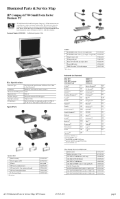 HP dc72 HP Compaq dc7700 Small Form Factor Business PC Illustrated Parts & Service Map, 3rd Edition