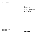 Lenovo S20-00 (English) User Guide - Lenovo S20