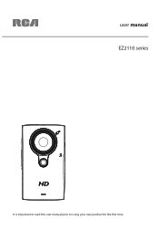 RCA EZ2110 Owner/User Manual