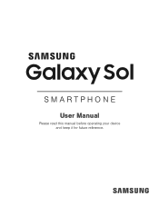 Samsung Galaxy Sol User Manual