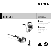 Stihl BT 45 Core Adapter Instruction Manual