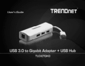 TRENDnet TU3-ETGH3 User's Guide