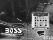 Boss Audio BX45 User Manual in English