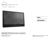 Dell Inspiron 3452 AIO Specifications