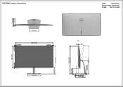 Dell S2719DM Monitor Outline Drawing