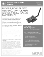 Lantronix xPico Wi-Fi Embedded Wi-Fi Module Product Brief 4