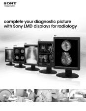 Sony LMDDM50 Brochure (LMD Radiology Brochure)