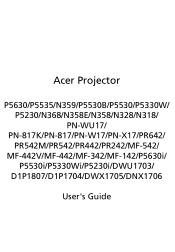 Acer P5535 User Manual