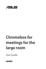 Asus Chromebox for meetings CN62 CHROMEBOXformeetingsCN62forlargeroomEnglish