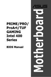 Asus ProArt Z490-CREATOR 10G Intel 400 series Channel BIOS UM English