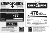 Fisher and Paykel RS3084WRUK1 Energy Label