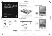 Lenovo U350 Laptop Lenovo IdeaPad U350 Setup Poster V2.0