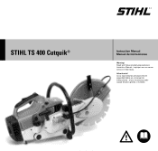 Stihl TS 400 Instruction Manual