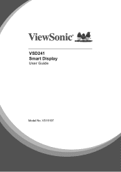 ViewSonic VSD241 VSD241 User Guide (English)