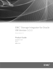 Dell VNX5100 EMC Storage Integrator for Oracle VM 3.3.1 Product Guide
