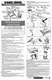 Black & Decker WM425 Type 5 Manual - WM425