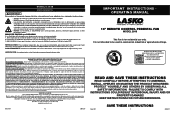 Lasko 2648 User Manual