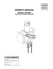 LiftMaster GH5HP Owners Manual