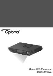 Optoma ML1000P User's Manual