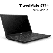 Acer TravelMate 5744Z User Manual