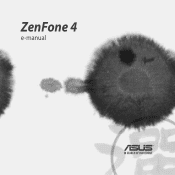 Asus ZenFone A400CG ZenFone A400CG English Version E- Manual T00I