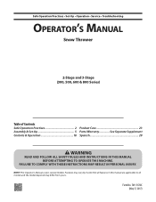 Cub Cadet 3X 30 inch TRAC Operation Manual