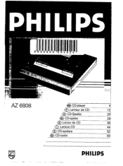 Philips AZ6808 User manual (English)