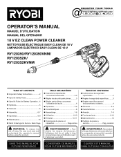 Ryobi RY120350 Operation Manual