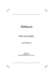 ASRock P55 Pro/USB3 User Manual
